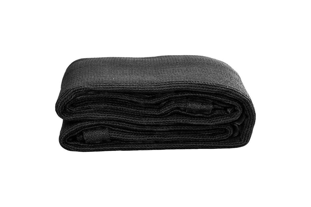 vidaXL 310795 Tent Carpet 400x800cm Black Hdpe-2