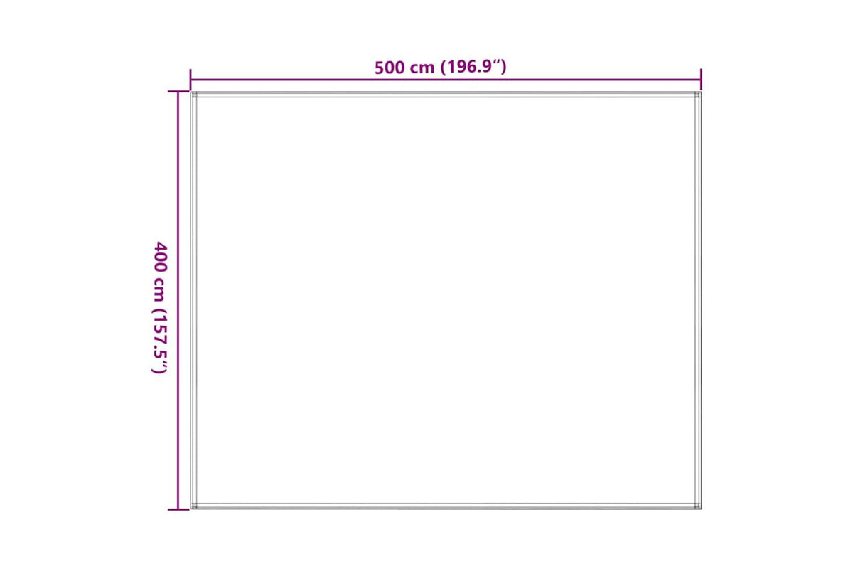 vidaXL 310732 Tent Carpet 400x500cm Blue Hdpe-6