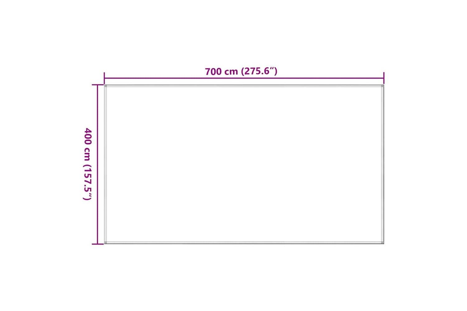 vidaXL 310714 Tent Carpet 400x700cm Dark Green Hdpe-7