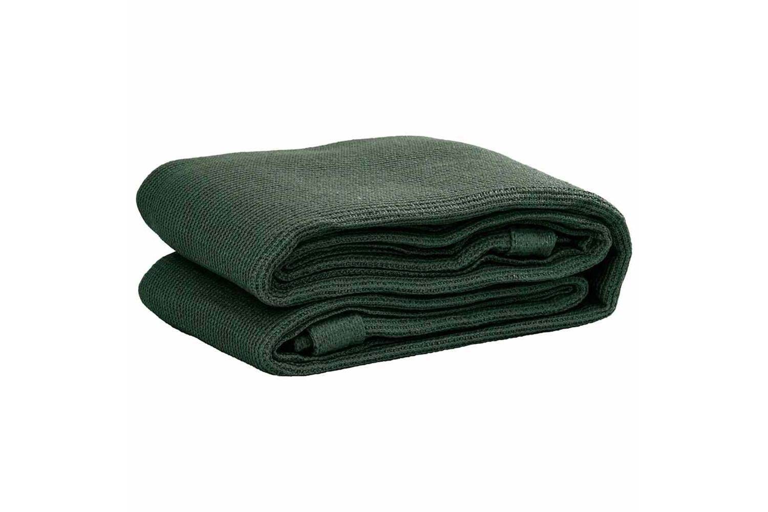 vidaXL 310715 Tent Carpet 400x800cm Dark Green Hdpe-2