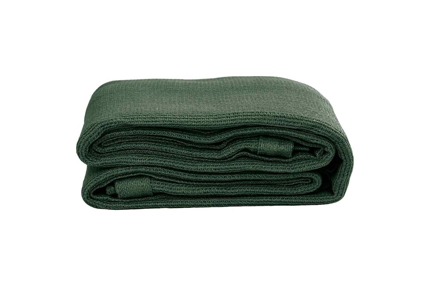 vidaXL 133643 Tent Carpet 300x500cm Hdpe Green-2