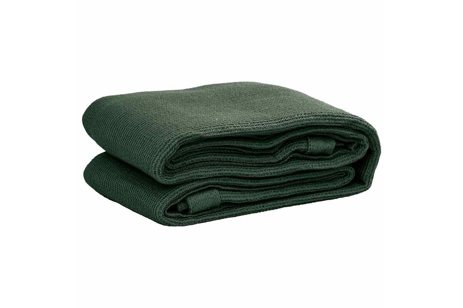 vidaXL 133639 Tent Carpet 250x400cm Hdpe Green