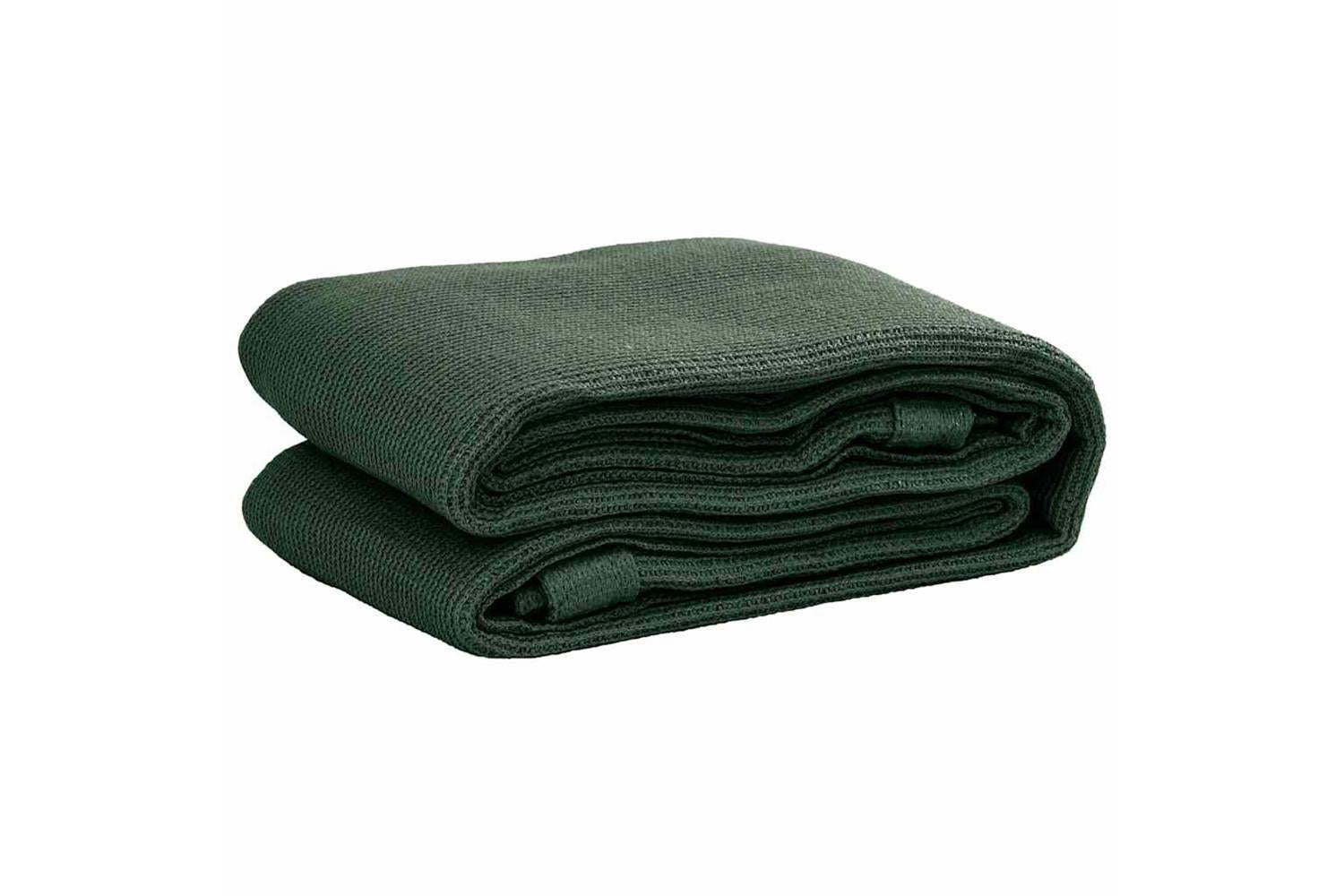 vidaXL 310712 Tent Carpet 400x500cm Dark Green Hdpe-2