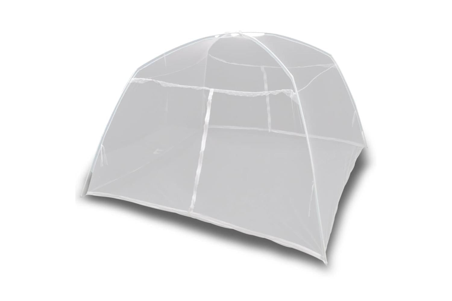 vidaXL 3054570 Camping Tent 200x180x150cm Fiberglass White