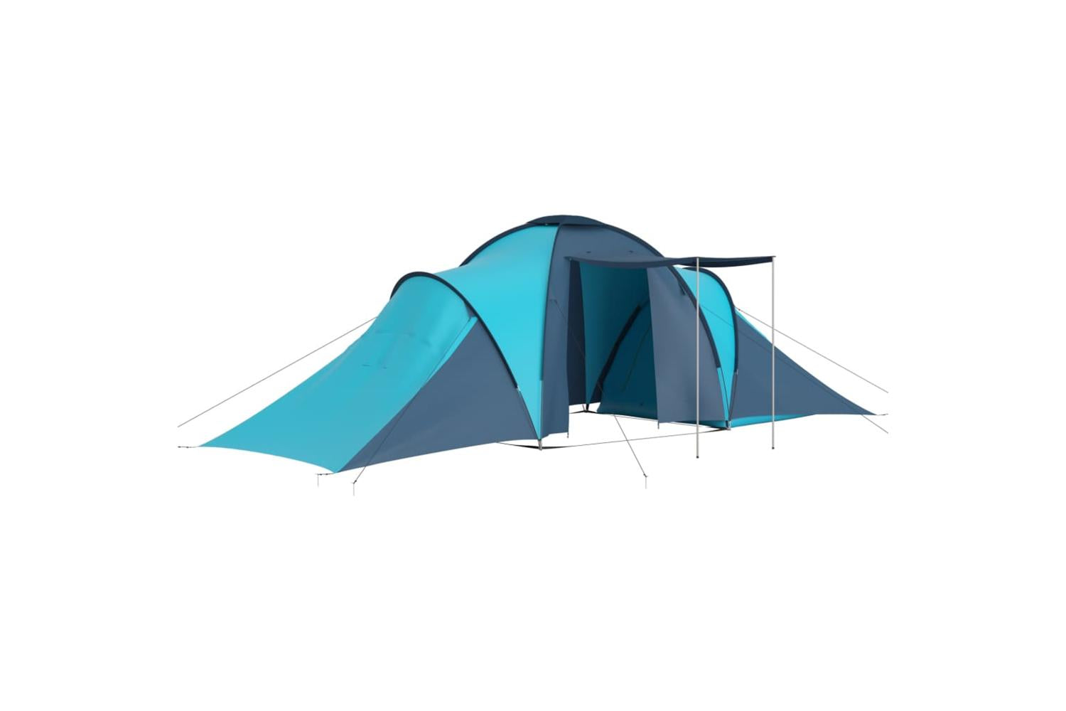 Vidaxl 93183 Camping Tent 6 Persons Blue And Light Blue