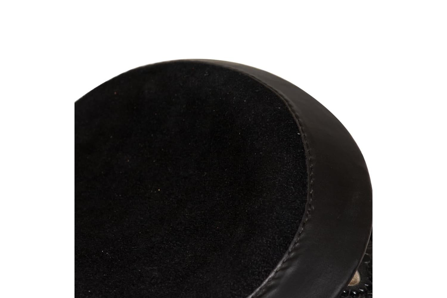 Vidaxl 91356 Western Saddle. Headstall&breast Collar Real Leather 13" Black-8