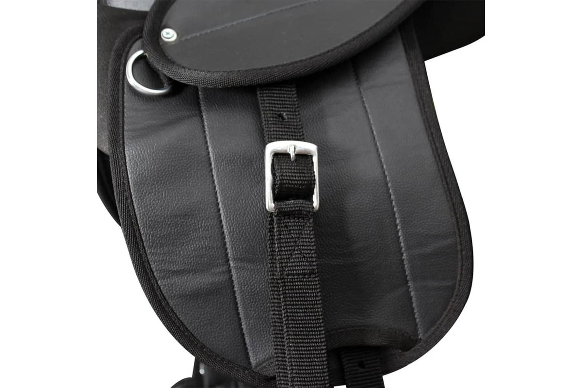 Vidaxl 91179 Pony Saddle Set 10" Black-3