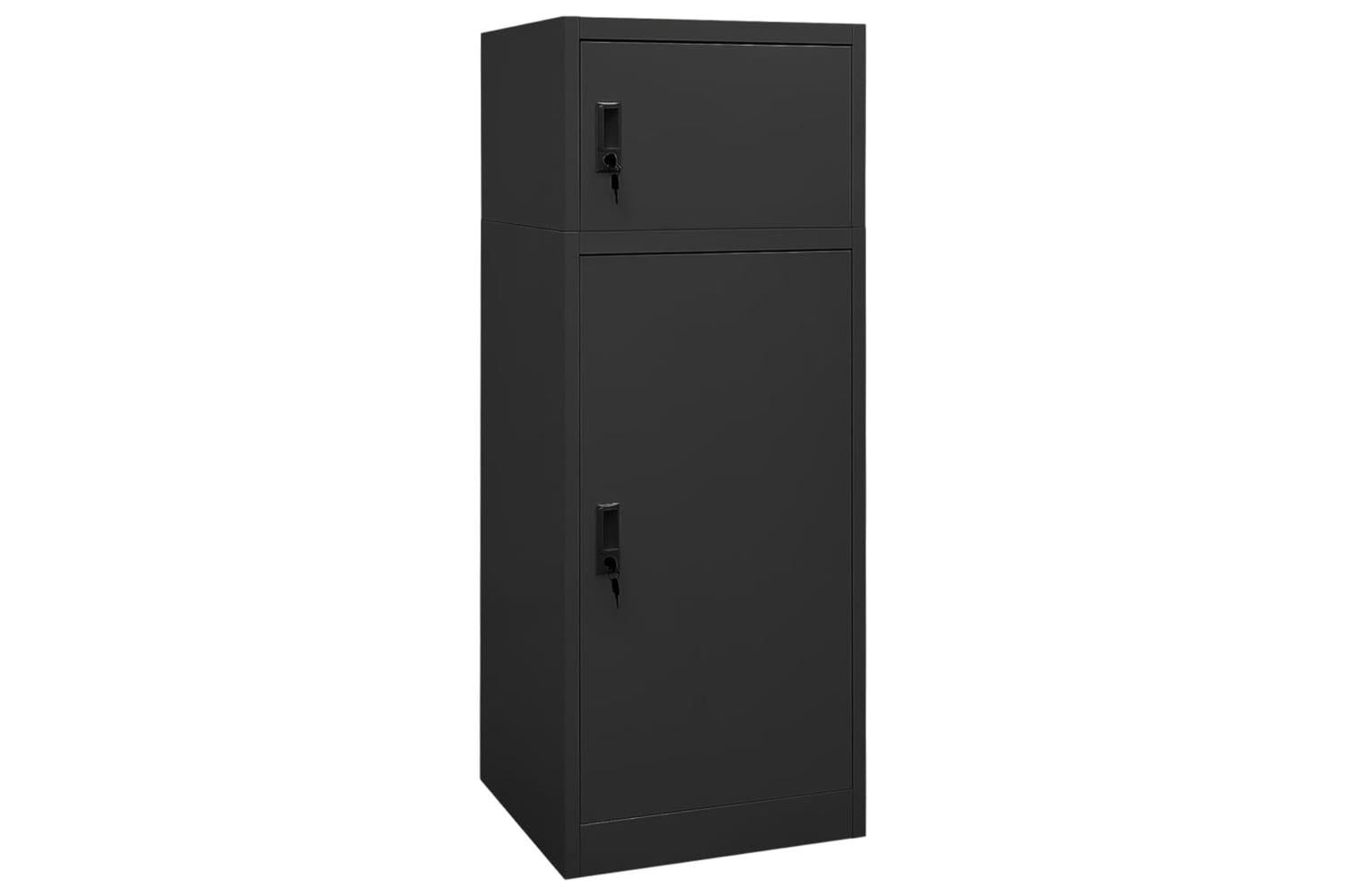 vidaXL 339602 Saddle Cabinet Anthracite 53x53x140cm Steel