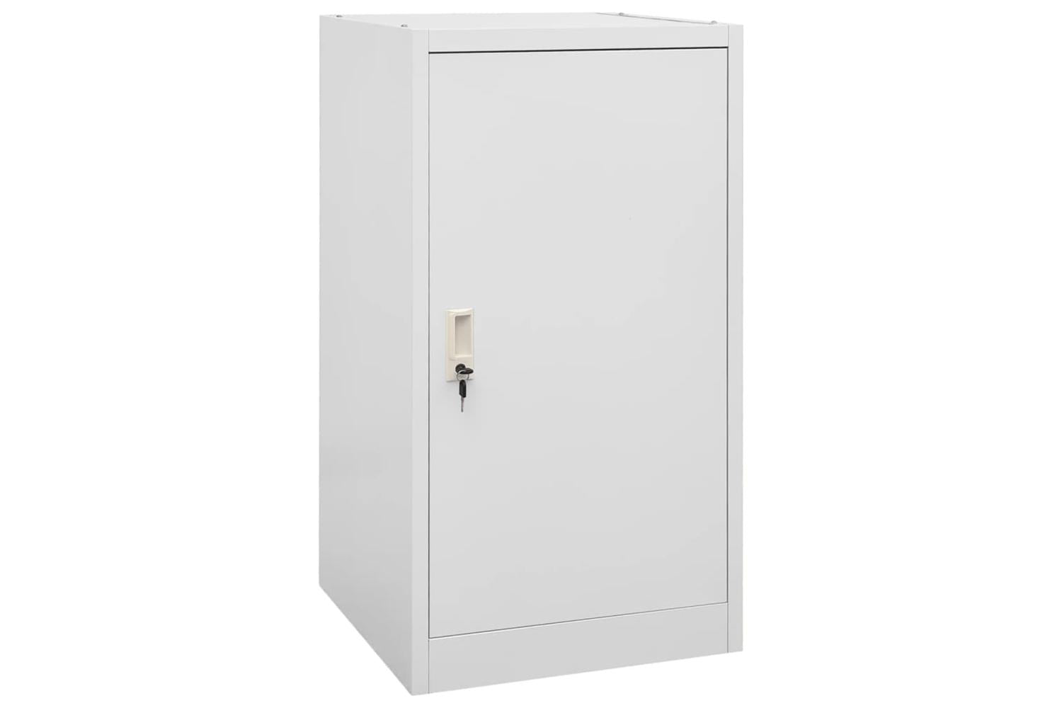 vidaXL 339604 Saddle Cabinet Light Grey 53x53x105cm Steel