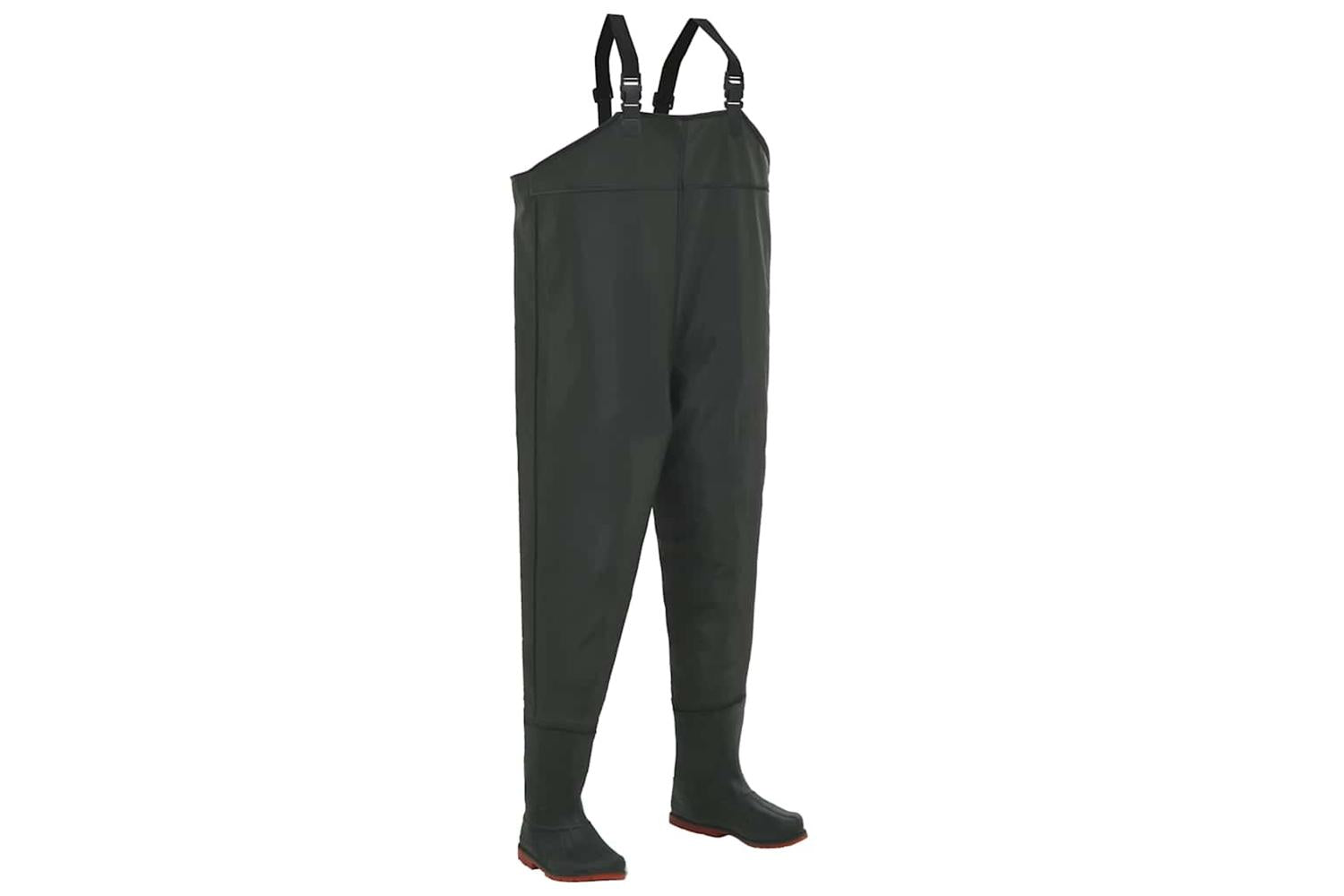 Vidaxl 133660 Wading Pants With Boots Green Size 45