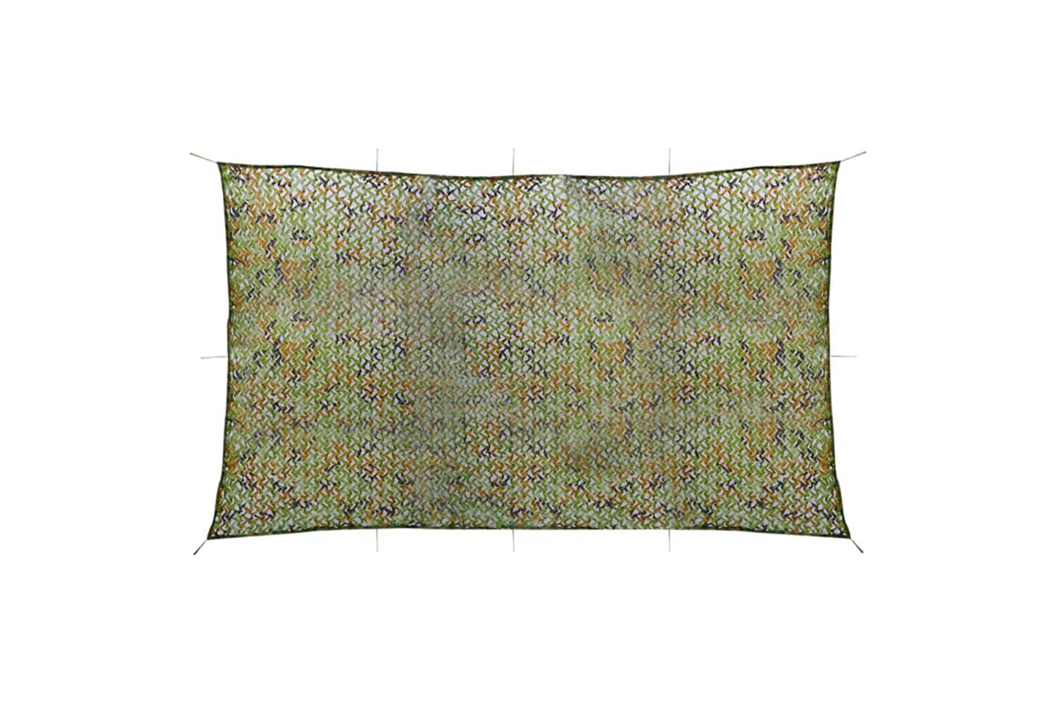 Vidaxl 135881 Camouflage Net With Storage Bag 2x5 M Green