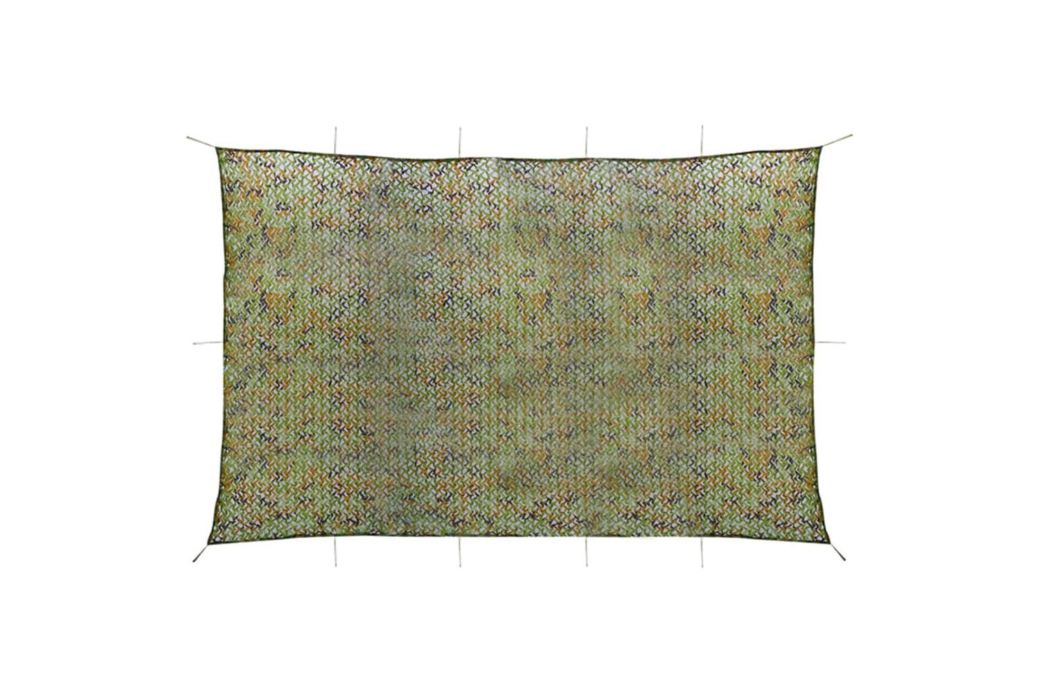Vidaxl 135898 Camouflage Net With Storage Bag 5x7 M Green