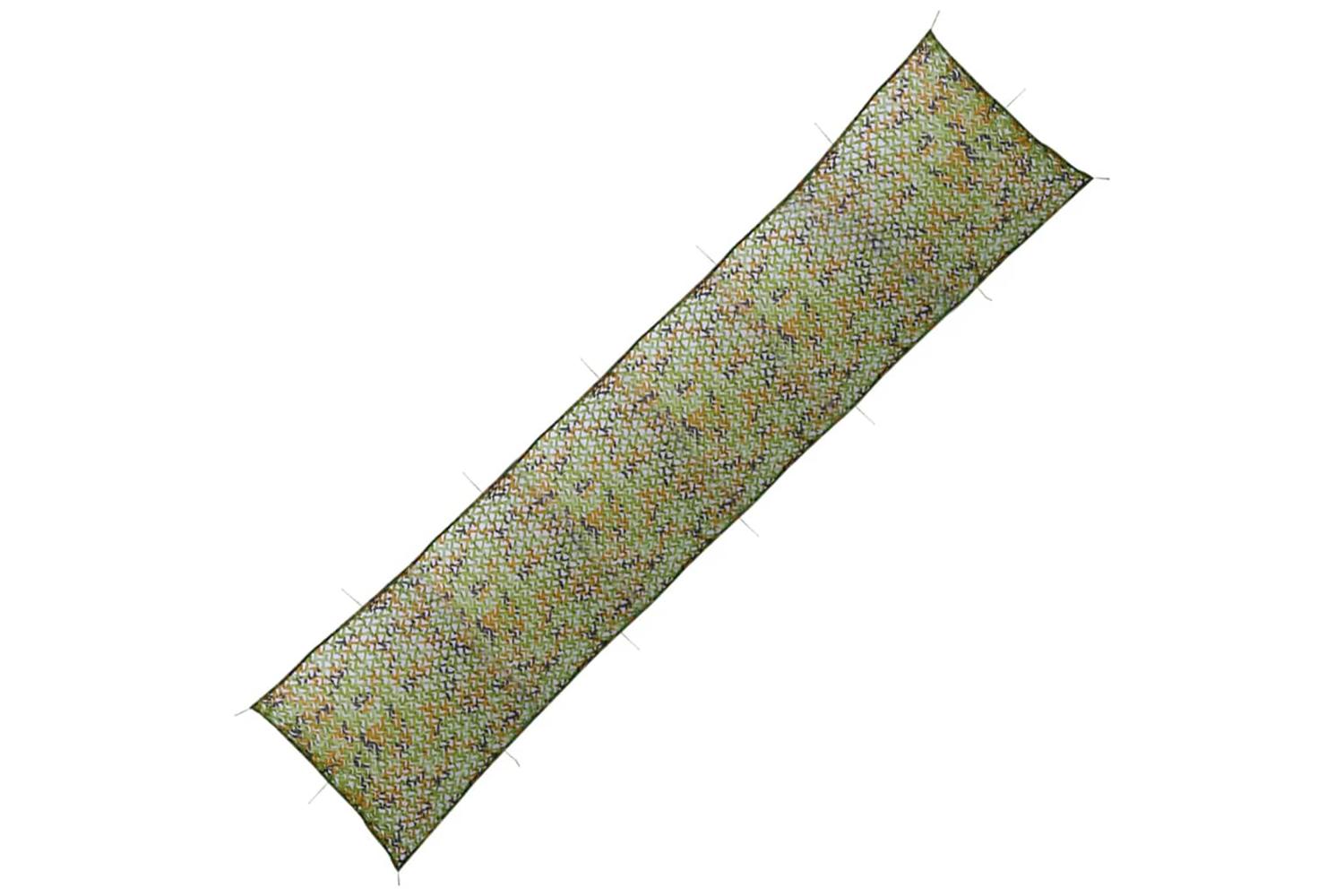 Vidaxl 135877 Camouflage Net With Storage Bag 1.5x8 M Green