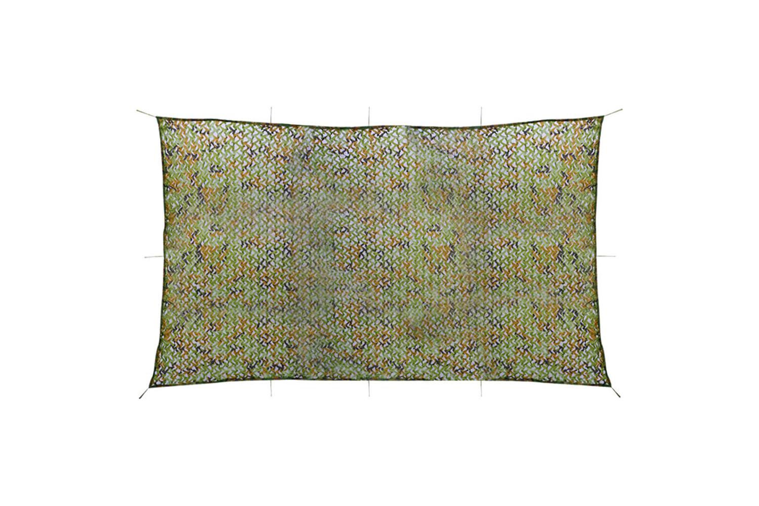 Vidaxl 135883 Camouflage Net With Storage Bag 2x7 M Green
