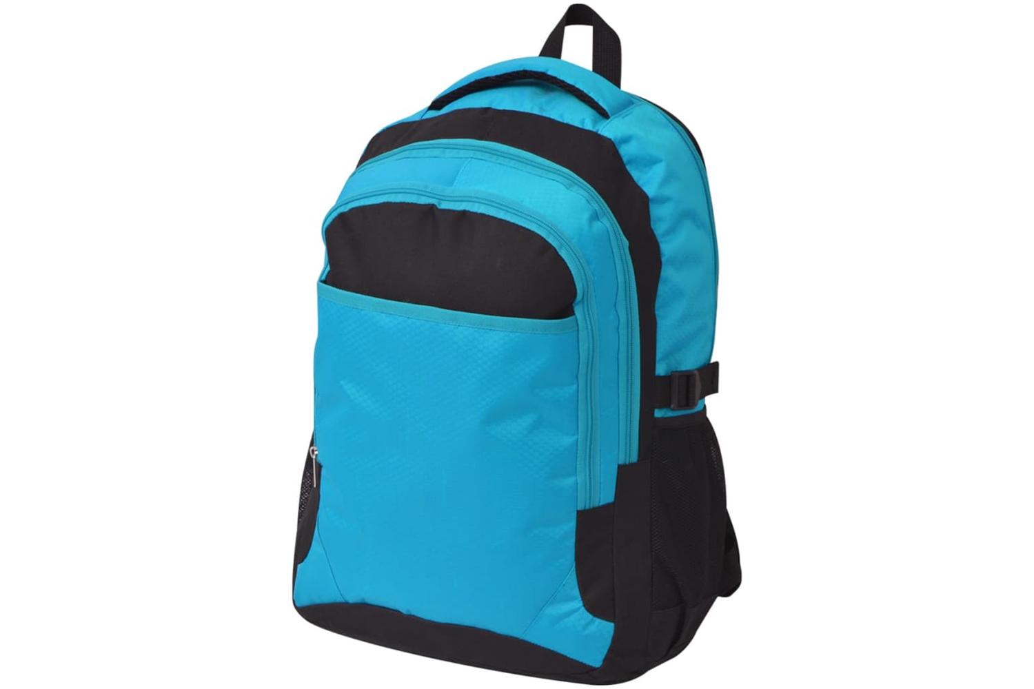 Vidaxl 91112 School Backpack 40 L Black And Blue