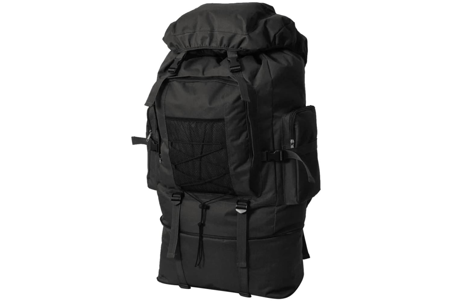 Vidaxl 91097 Army-style Backpack Xxl 100 L Black