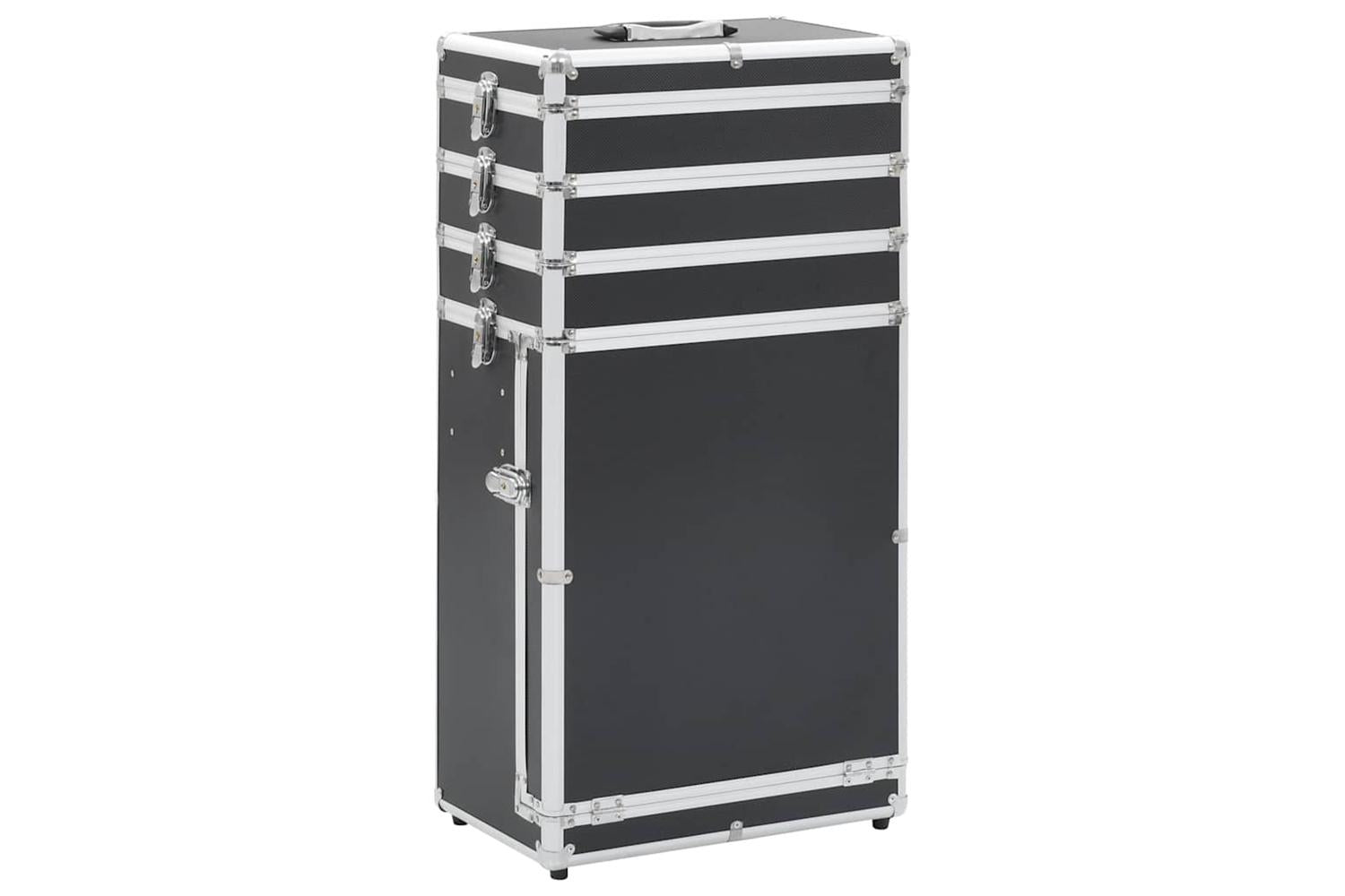 Vidaxl 91812 Make-up Trolley Aluminium Black
