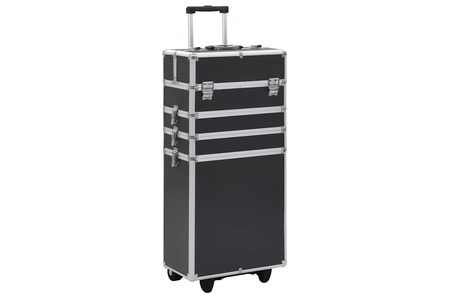 Vidaxl 91815 Make-up Trolley Aluminium Black