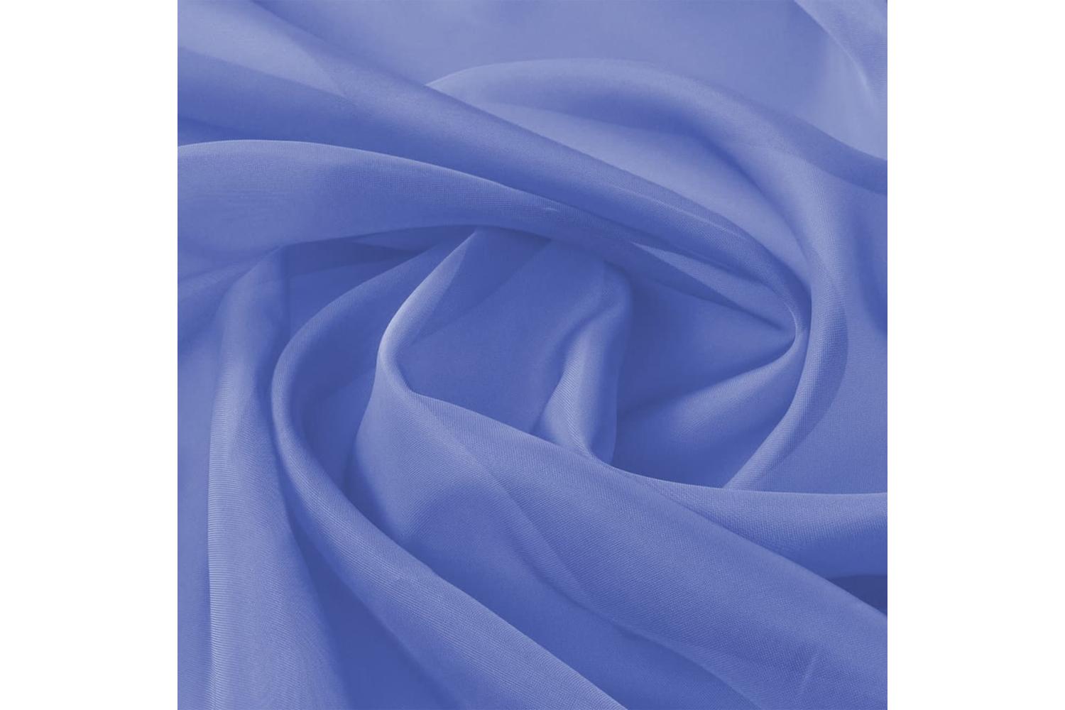 Vidaxl 132259 Voile Fabric 1.45x20 M Royal Blue