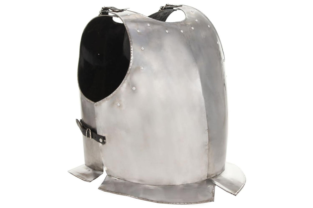 Vidaxl 286121 Medieval Knight Body Armour Cuirass Replica Larp Silver Steel