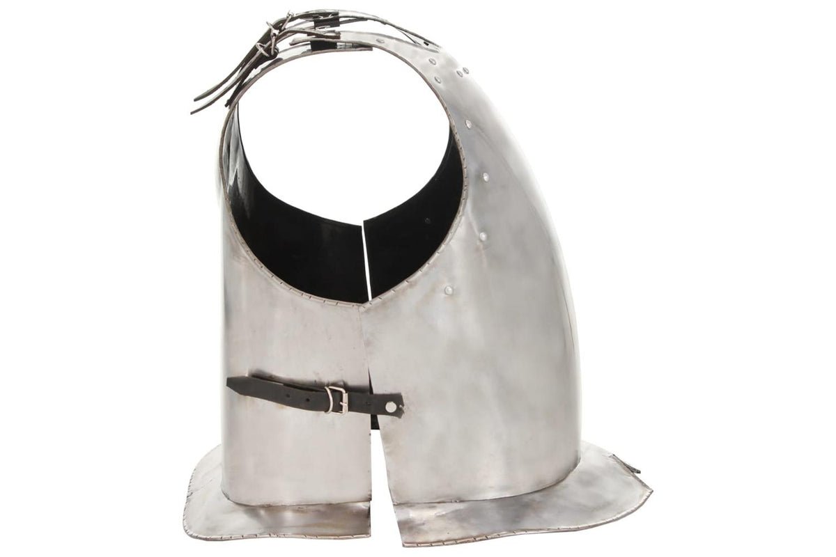 Vidaxl 286121 Medieval Knight Body Armour Cuirass Replica Larp Silver Steel-4