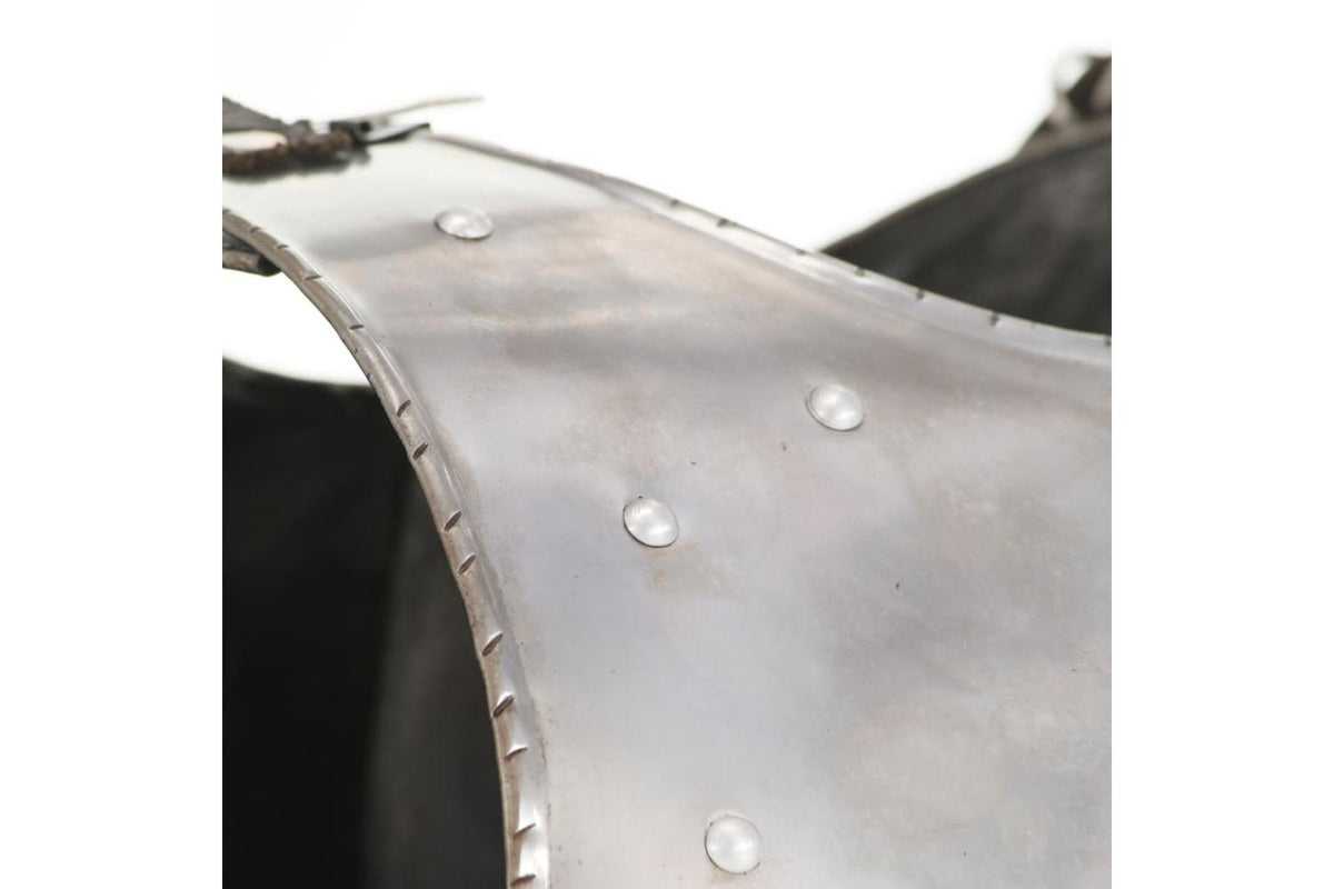 Vidaxl 286121 Medieval Knight Body Armour Cuirass Replica Larp Silver Steel-6