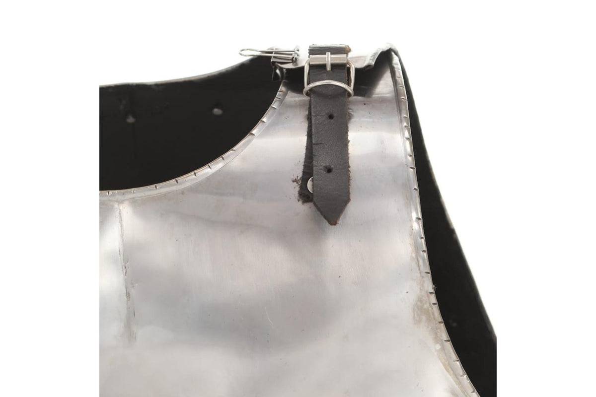 Vidaxl 286121 Medieval Knight Body Armour Cuirass Replica Larp Silver Steel-9