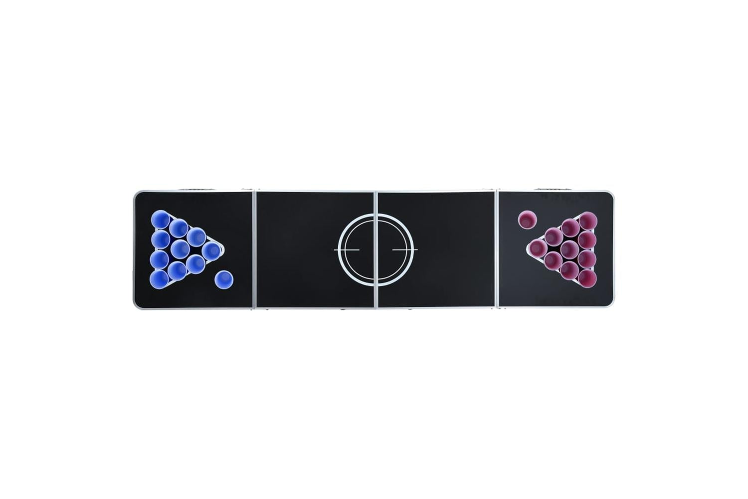 vidaXL 3056793 Folding Beer Pong Table With Cups And Balls 240cm-8
