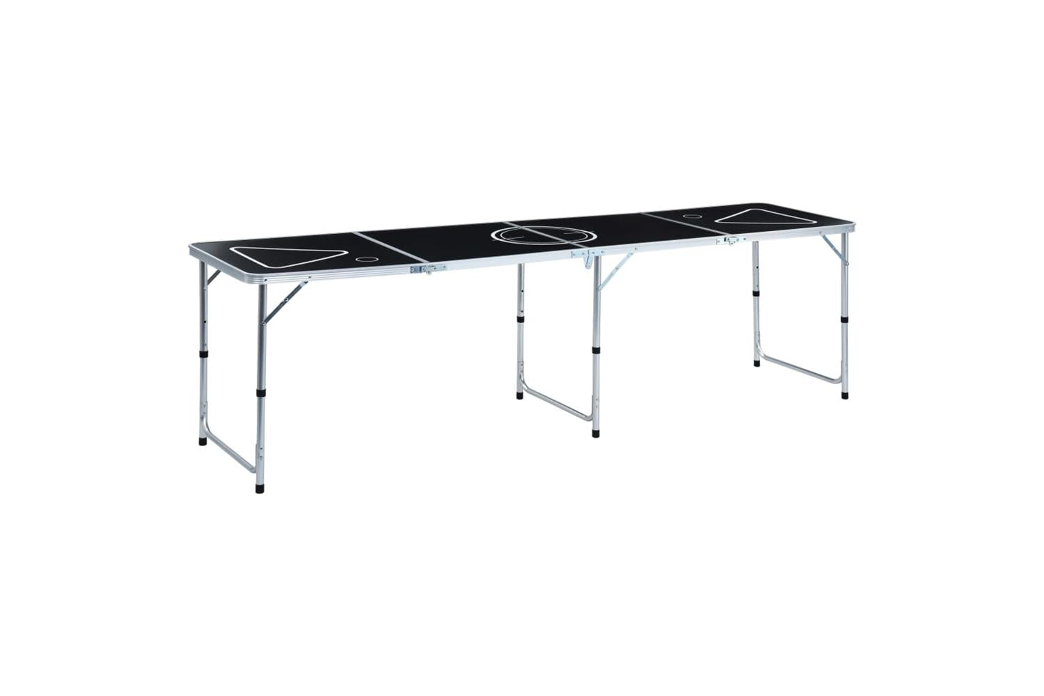 vidaXL 48188 Folding Beer Pong Table 240cm Black