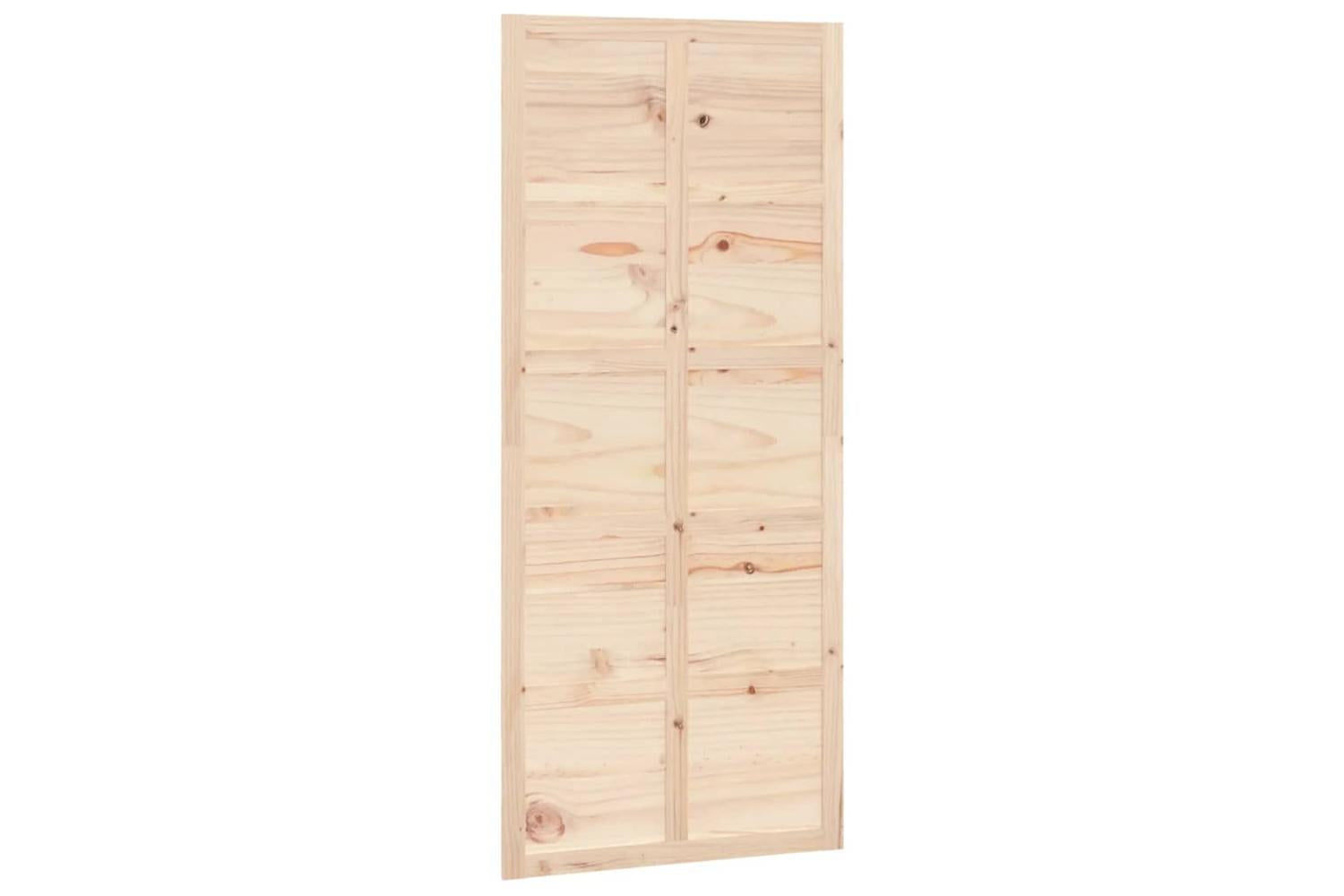Vidaxl Barn Door 90x1.8x214 Cm Solid Wood Pine
