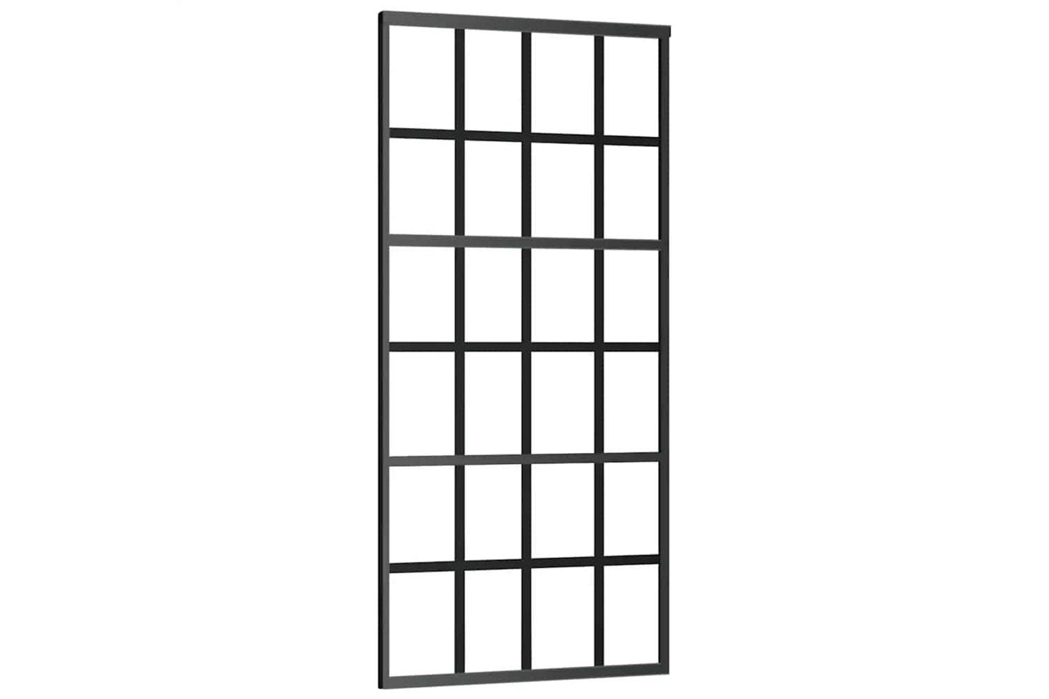 vidaXL 151021 Sliding Door Esg Glass And Aluminium 90x205cm Black