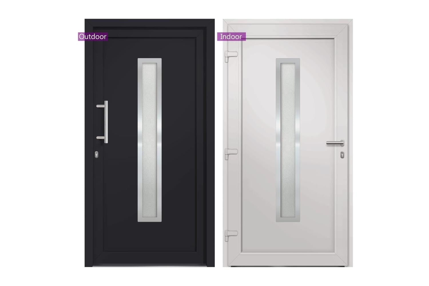 vidaXL 279238 Front Door Anthracite 98x208cm-6