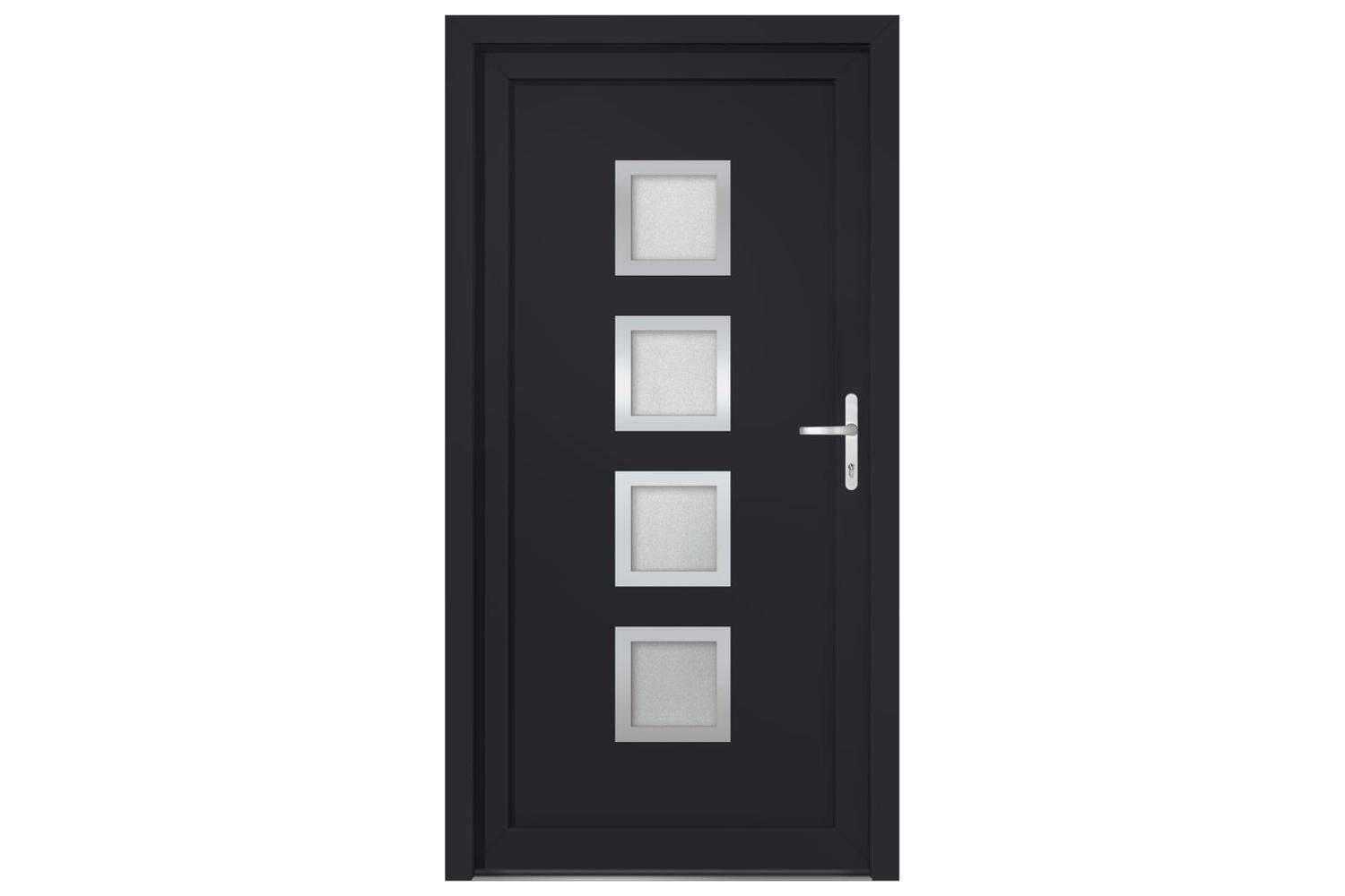 vidaXL 3187859 Front Door Anthracite 108x200cm Pvc-3