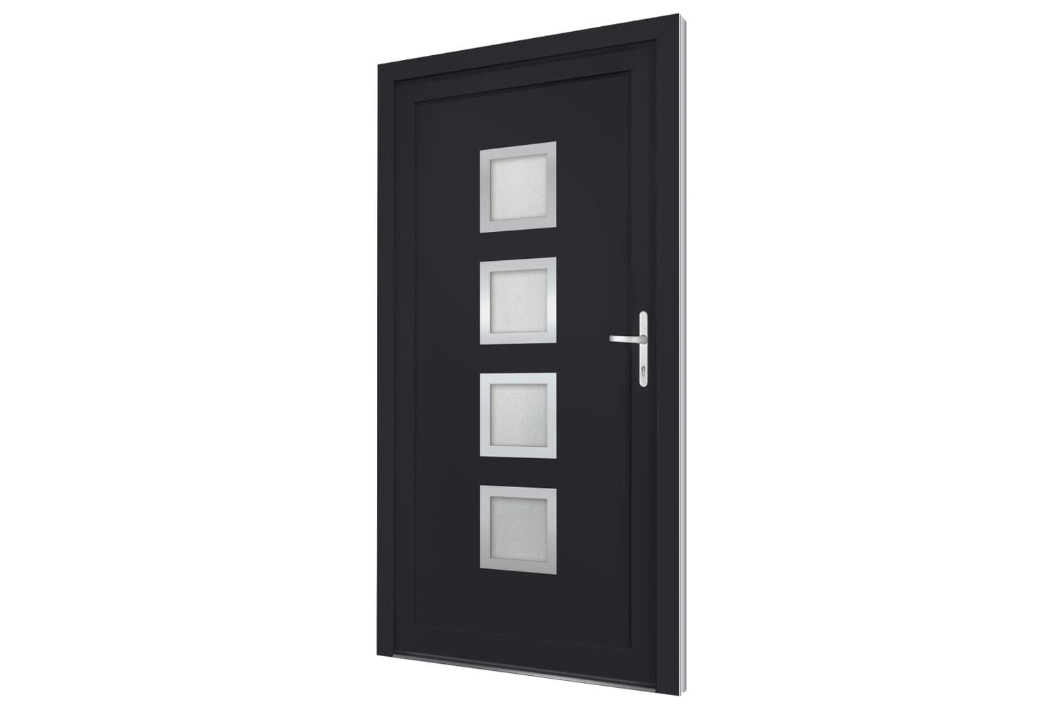 vidaXL 3187859 Front Door Anthracite 108x200cm Pvc-4