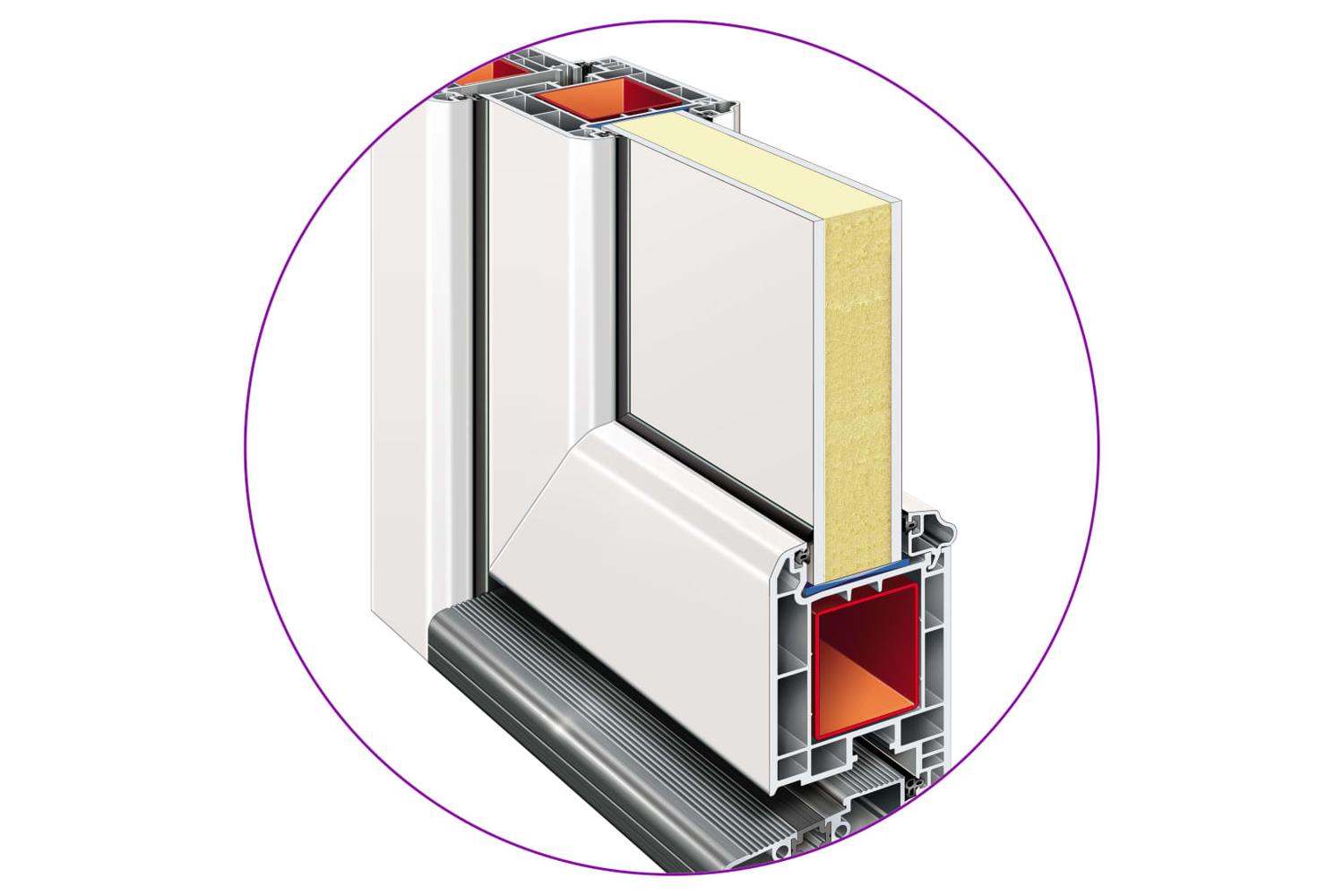 vidaXL 3187859 Front Door Anthracite 108x200cm Pvc-8