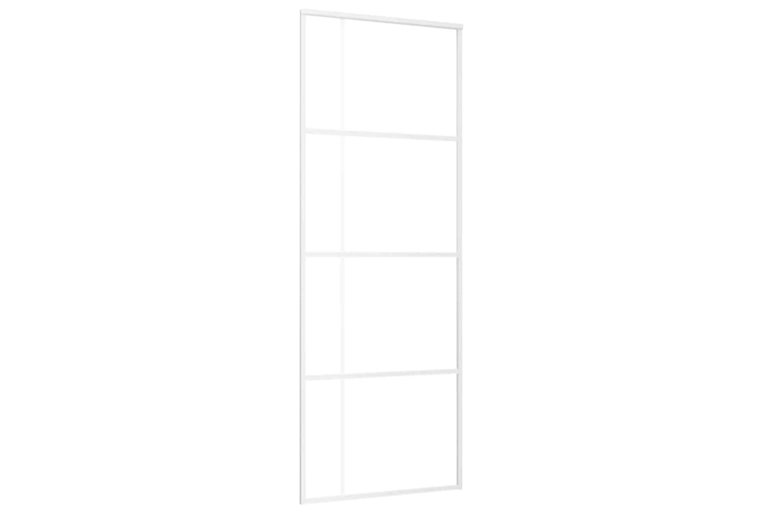 Vidaxl 151680 Sliding Door Esg Glass And Aluminium 76x205 Cm White