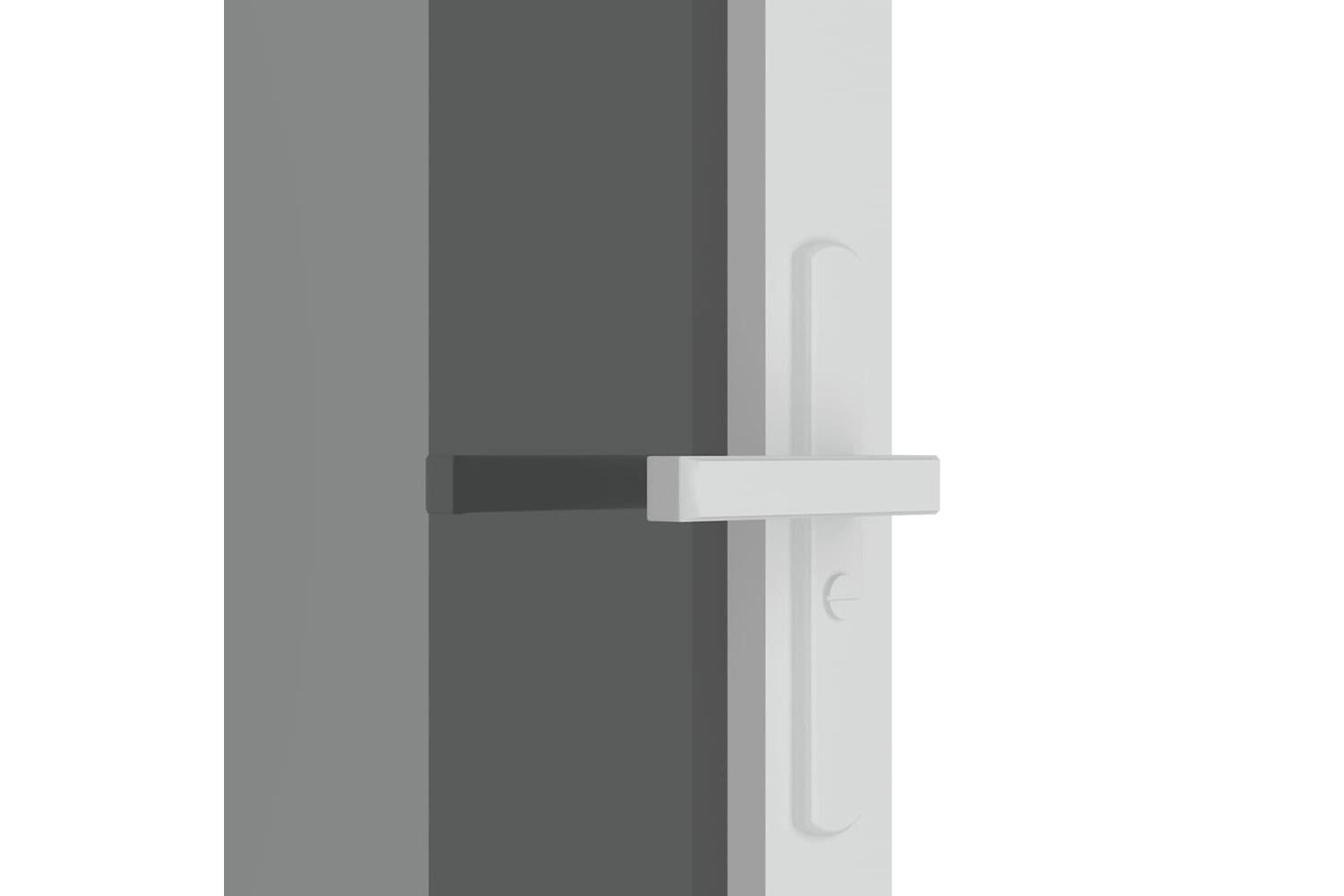 vidaXL 350584 Interior Door 76x201.5cm White Esg Glass And Aluminium-5
