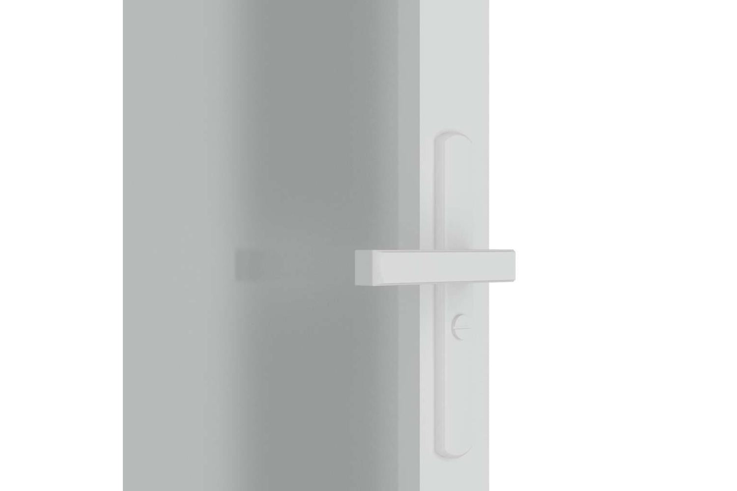vidaXL 350582 Interior Door 93x201.5cm White Matt Glass And Aluminium-5