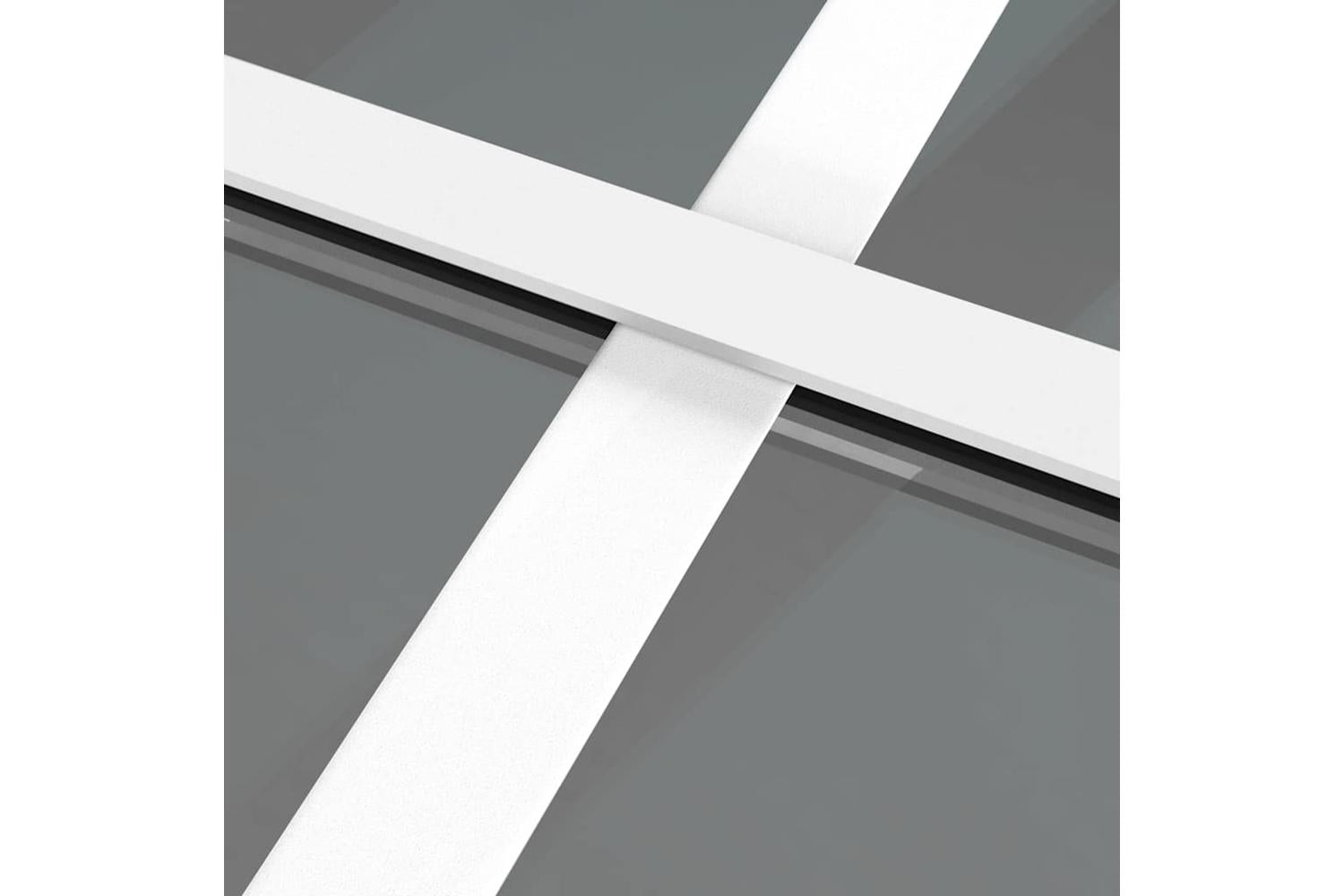 vidaXL 350589 Interior Door 83x201.5cm White Esg Glass And Aluminium-6
