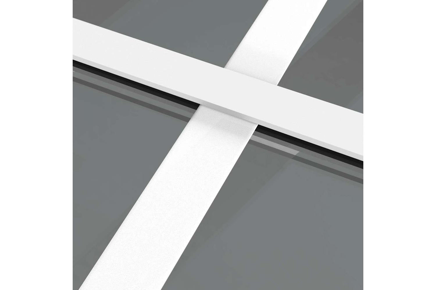 vidaXL 350588 Interior Door 76x201.5cm White Esg Glass And Aluminium-6