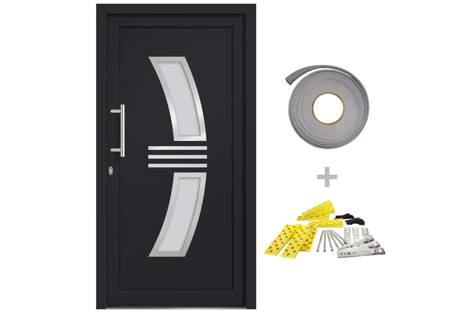 vidaXL 3057573 Front Door Anthracite 108x200cm
