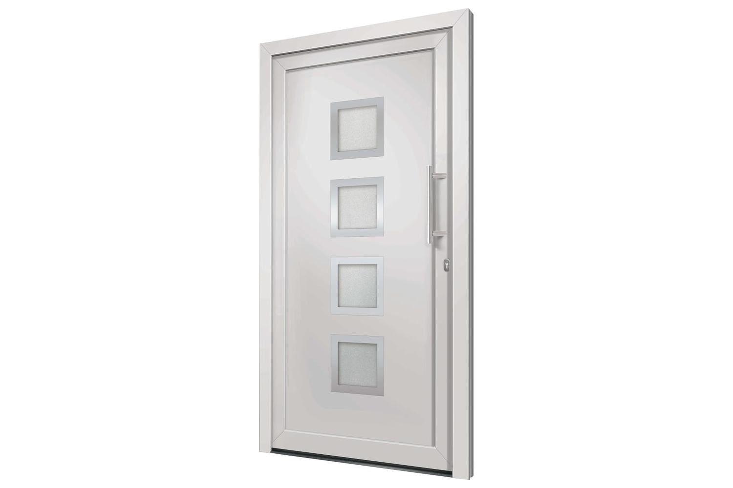 vidaXL 279181 Front Door White 88x200cm-3