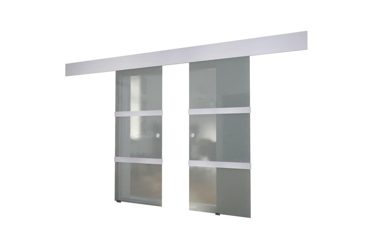Vidaxl 273735 Double Sliding Door Glass