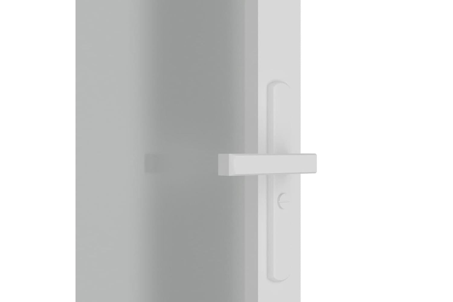 vidaXL 350577 Interior Door 83x201.5cm White Matt Glass And Aluminium-5