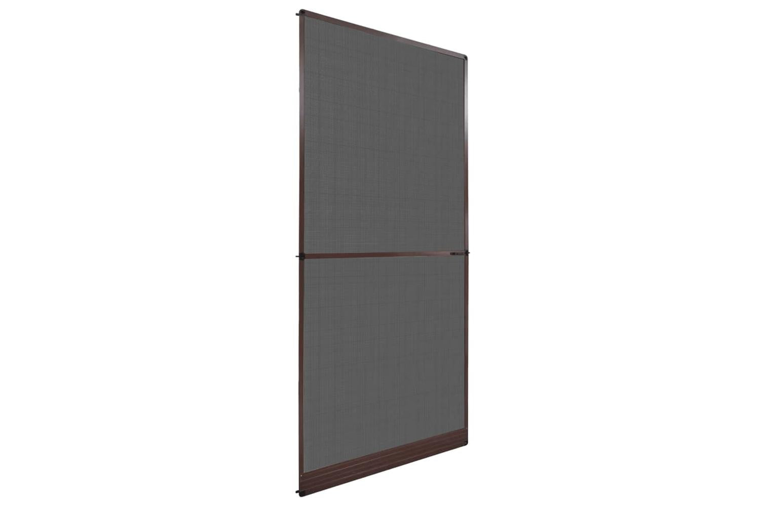 vidaXL 141564 Brown Hinged Insect Screen For Doors 100 X 215cm