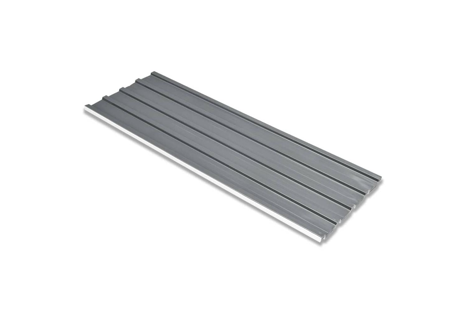 vidaXL 42985 Roof Panels | Grey | 12 Pieces