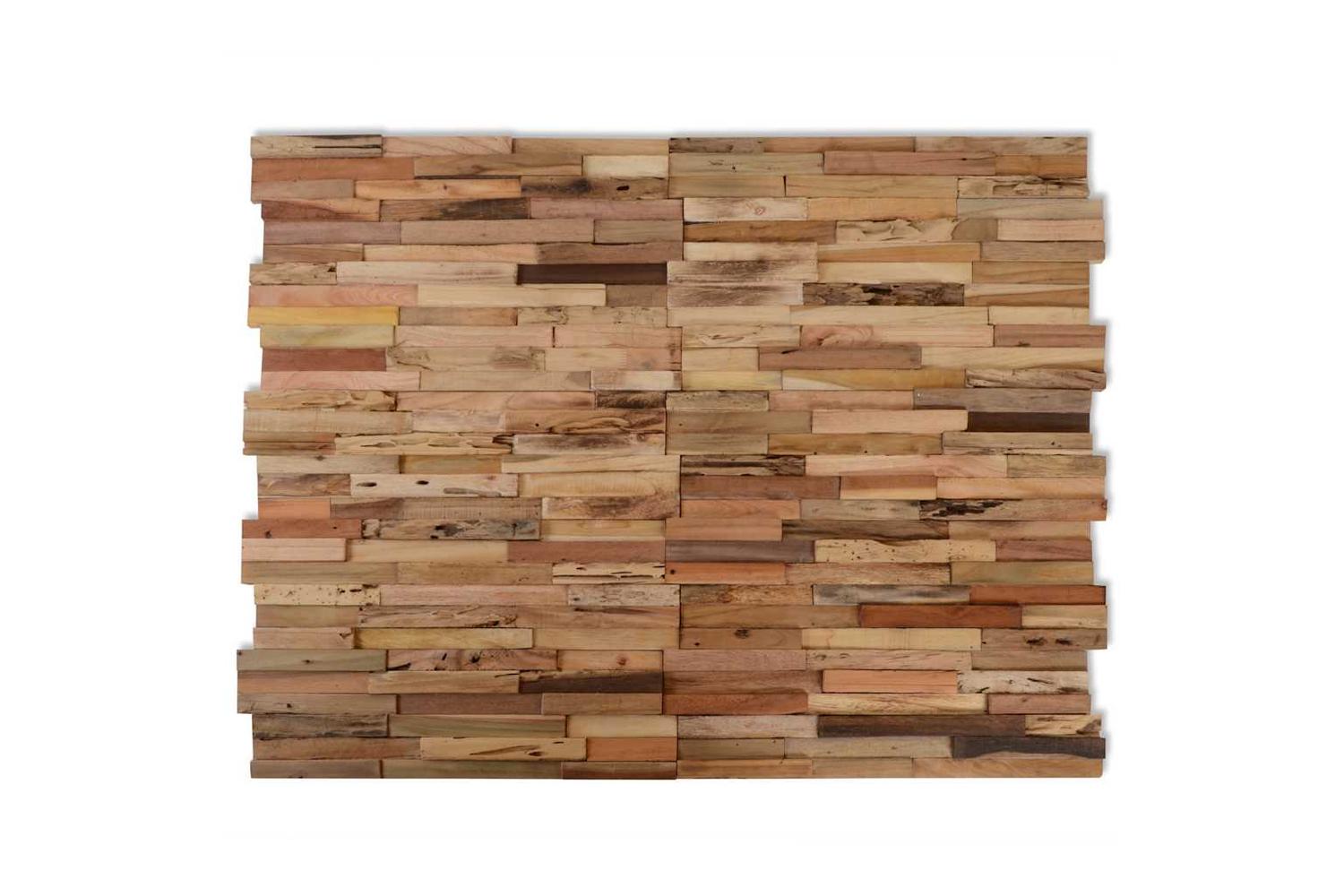Vidaxl Wall Cladding Panels 10 Pcs 1.03 MÂ² Recycled Teak Wood