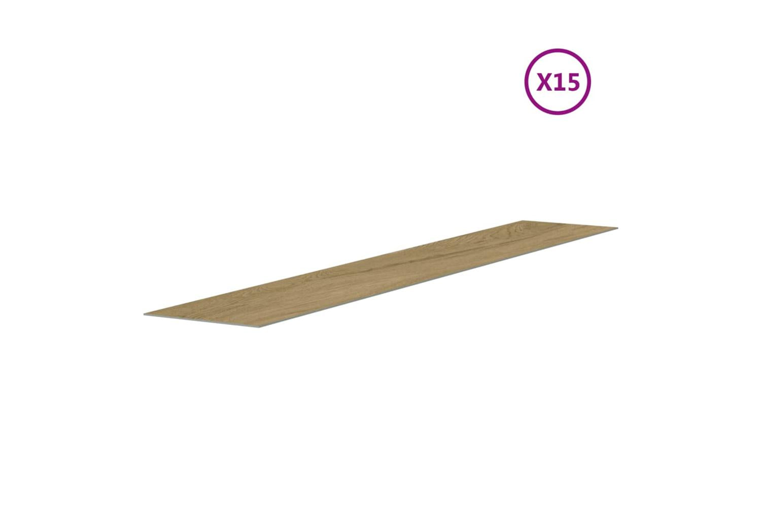 Vidaxl Wall Panels Wood Look Brown Pvc 2.06 MÂ²-5