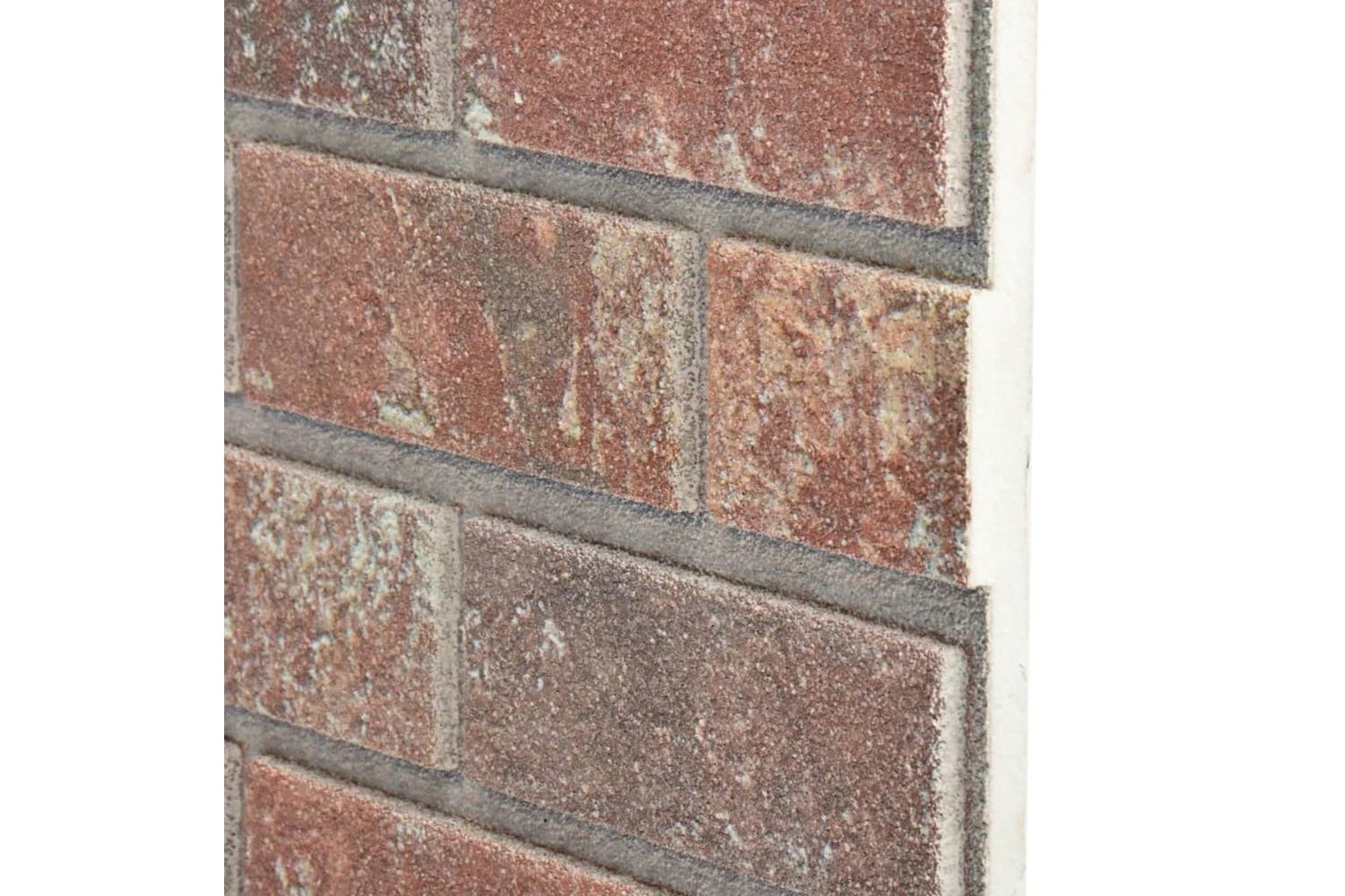 Vidaxl 332922 3d Wall Panels With Dark Brown & Grey Brick Design 10 Pcs Eps-3