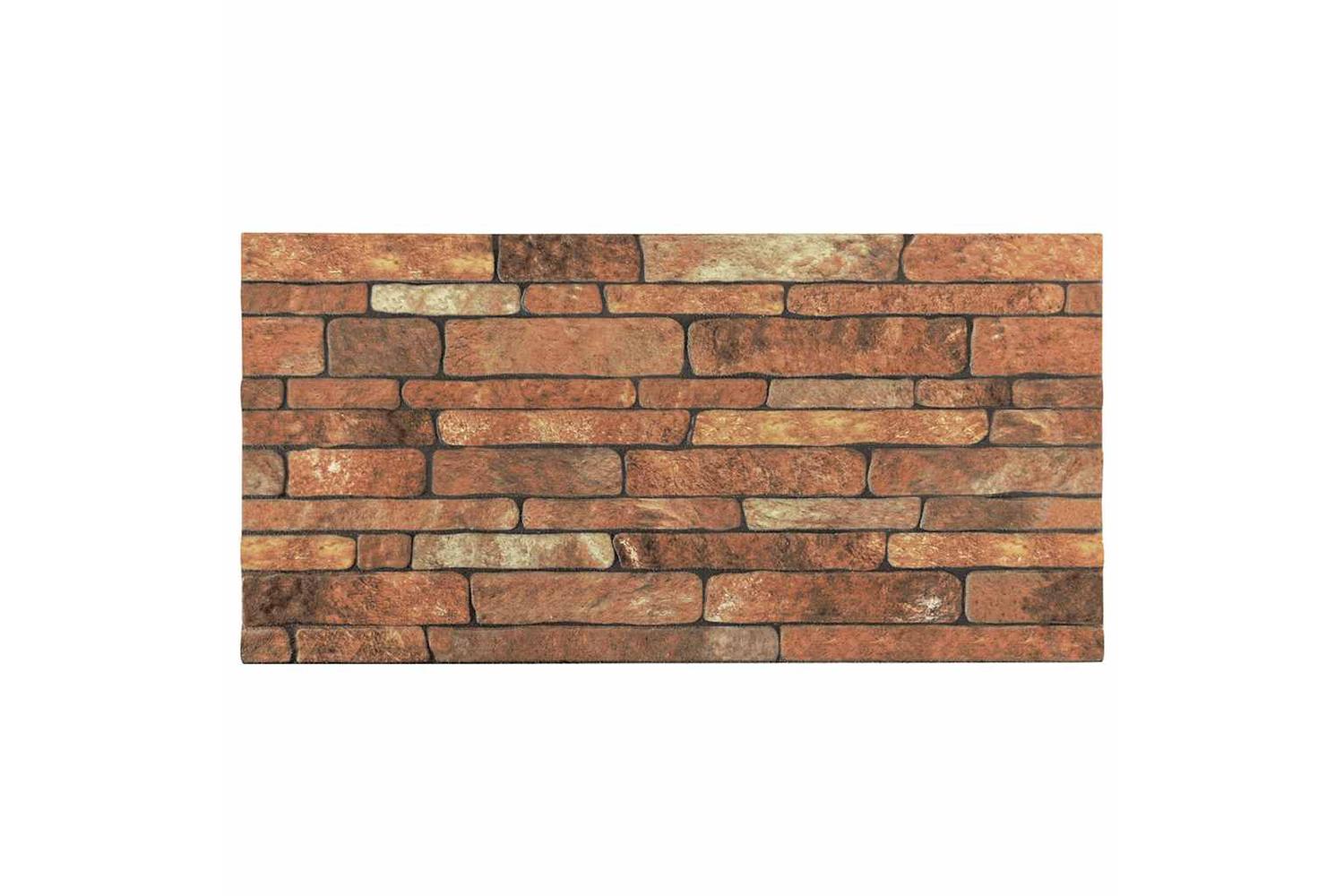 Vidaxl 149583 3d Wall Panels With Brown Brick Design 10 Pcs Eps